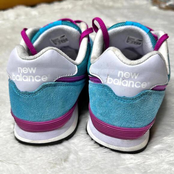 New Balance 574 V1 Blue Lace Up Sneakers Women’s 7 Athletic - Picture 6 of 9